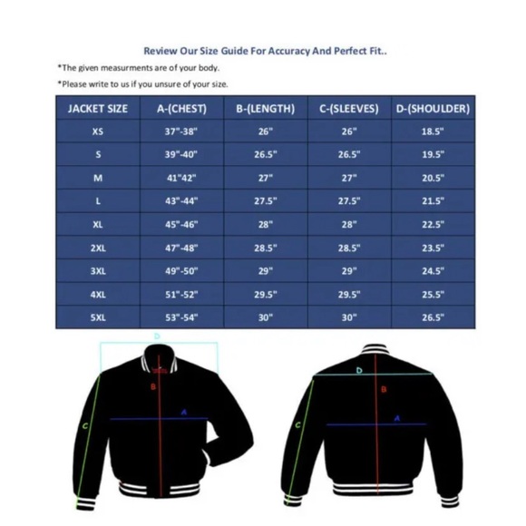 Mens Real Cowhide Leather Jacket Long Sleeves Varsity Letterman Jacket Black - Picture 3 of 5